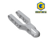 GOBRICKS GDS-1033 Steering Arm 6 x 2 with Tow Ball Socket Rounded, Chamfered - Your World of Building Blocks