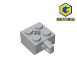 GOBRICKS GDS-1082 Hinge Brick 2 x 2 Locking with 1 Finger Vertical - Your World of Building Blocks