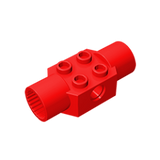 GOBRICKS GDS-1090 Technic, Brick Modified 2 x 2 with Pin Holes and 2 Rotation Joint Sockets - Your World of Building Blocks