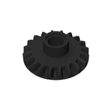 GOBRICKS GDS-1105 Gear 20 Tooth Bevel with Pin Hole - Your World of Building Blocks