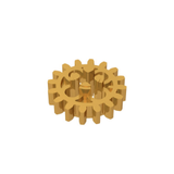 GOBRICKS GDS-1198 Gear 16 Tooth (First Version - 4 Round Holes) - Your World of Building Blocks