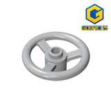 GOBRICKS GDS-1283 Steering Wheel Small, 3 Studs Diameter - Your World of Building Blocks