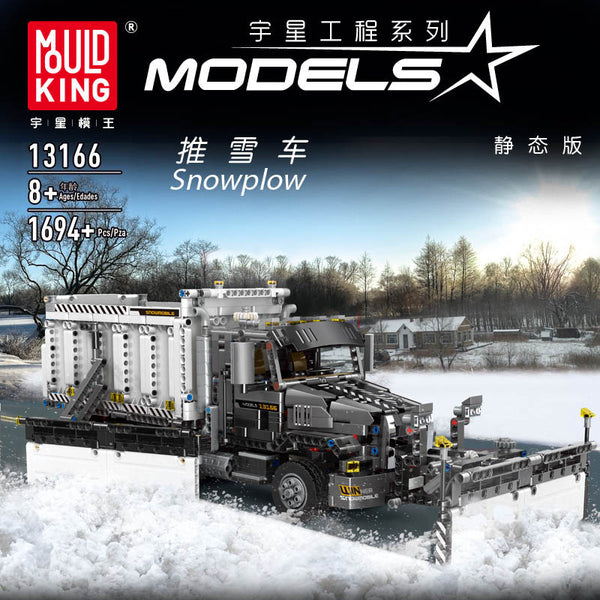 Mould King 13166 The Snowplow Truck - Your World of Building Blocks