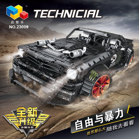 QIZHILE 23009 Ford Mustang Hoonicorn - Your World of Building Blocks