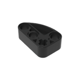 GOBRICKS GDS-2016 Liftarm Modified L-Shape Quarter Ellipse Thick 2 x 3