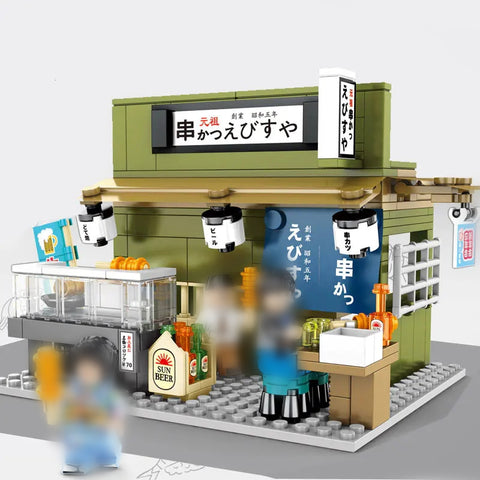 SEMBO 601073 Japanese -Style Street Scene: BBQ Shop