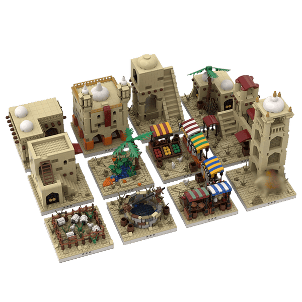 Lego Minecraft MOC - The Desert Village : r/lego