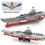 SEMBO 202001 PLA NAVY ShangDong Aircraft Carrier with LEDs - Your World of Building Blocks