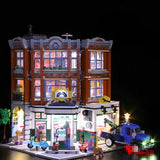 LED Light Kit For  Corner Garage 15042 - Your World of Building Blocks