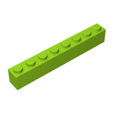 GOBRICKS GDS-536 Brick 1 x 8 - Your World of Building Blocks