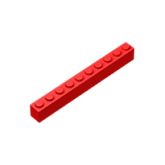 GOBRICKS GDS-537 Brick 1 x 10 - Your World of Building Blocks