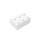 GOBRICKS GDS-541 Brick 2 x 3 - Your World of Building Blocks