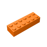GOBRICKS GDS-543 Brick 2 x 6 - Your World of Building Blocks