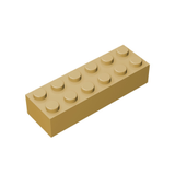 GOBRICKS GDS-543 Brick 2 x 6 - Your World of Building Blocks