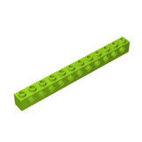 GOBRICKS GDS-582 Technic, Brick 1 x 12 with Holes - Your World of Building Blocks