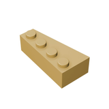 GOBRICKS GDS-593 Wedge 4 x 2 Right - Your World of Building Blocks