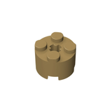 GOBRICKS GDS-607 Brick, Round 2 x 2 with Axle Hole - Your World of Building Blocks
