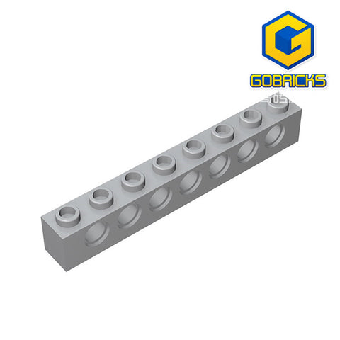 GOBRICKS GDS-627 Technic, Brick 1 x 8 with Holes - Your World of Building Blocks