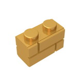 GOBRICKS GDS-631 Brick, Modified 1 x 2 with Masonry Profile (Brick Profile) - Your World of Building Blocks