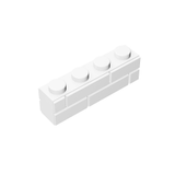 GOBRICKS GDS-632 Modified 1 x 4 with Masonry Profile (Brick Profile) - Your World of Building Blocks