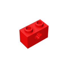 GOBRICKS GDS-633 Technic, Brick 1 x 2 with Axle Hole - Your World of Building Blocks