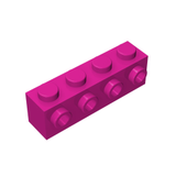 GOBRICKS GDS-637 Brick, Modified 1 x 4 with 4 Studs on 1 Side - Your World of Building Blocks