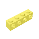 GOBRICKS GDS-637 Brick, Modified 1 x 4 with 4 Studs on 1 Side - Your World of Building Blocks