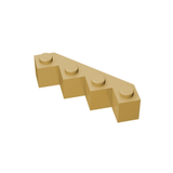 GOBRICKS GDS-711 Brick, Modified Facet 4 x 4 - Your World of Building Blocks