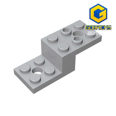 GOBRICKS GDS-713 Bracket 5 x 2 x 1 1/3 with 2 Holes - Your World of Building Blocks