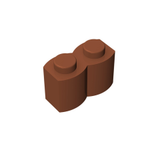 GOBRICKS GDS-749 Brick, Modified 1 x 2 Log - Your World of Building Blocks
