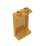 GOBRICKS GDS-781 Panel 1 x 2 x 3 with Side Supports - Hollow Studs