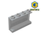 GOBRICKS GDS-787 Panel 1 x 4 x 2 with Side Supports - Hollow Studs