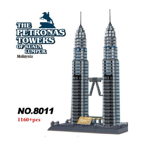 WANGE 5213 The Kuala Lumpur Petronas Towers - Your World of Building Blocks