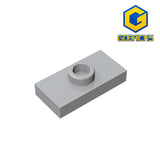 GOBRICKS GDS-803  Modified 1 x 2 with 1 Stud with Groove and Bottom Stud Holder