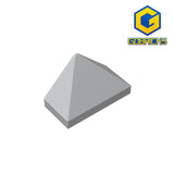 GOBRICKS GDS-834 Slope 45 2 x 1 Triple (Undetermined Underside Type) - Your World of Building Blocks