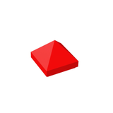 GOBRICKS GDS-837 Slope 45 1 x 1 x 2/3 Quadruple Convex Pyramid - Your World of Building Blocks