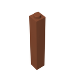 GOBRICKS GDS-866 Brick 1 x 1 x 5 (Undetermined Stud Type) - Your World of Building Blocks