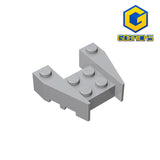 GOBRICKS GDS-947 Wedge 3 x 4 with Stud Notches - Your World of Building Blocks