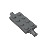 GOBRICKS GDS-958  Plate, Modified 2 x 4 with Pins and Thin Angled Supports