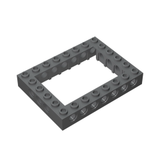 GOBRICKS GDS-974 Technic, Brick 6 x 8 Open Center - Your World of Building Blocks