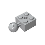 GOBRICKS GDS-976 Brick Modified 2 x 2 with Ball and Axle Hole