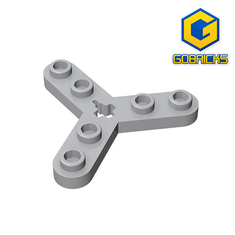 GOBRICKS GDS-983 Plate Rotor 3 Blade with Smooth Ends and 6 Studs