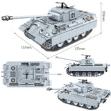 QuanGuan 100064 Panther Tank - Your World of Building Blocks