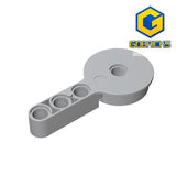 GOBRICKS GDS-995 Rotation Joint Disk with Pin and 3L Liftarm Thick - Your World of Building Blocks