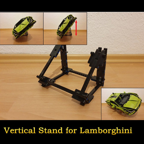 MOC 45721 Adjustable Side Vertical Stand for Lamborghini - Your World of Building Blocks
