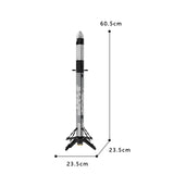 MOC 41953 Ultimate Space X Falcon 9 [1:110 scale]