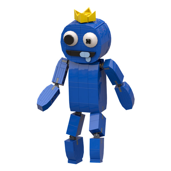 MOC my 8yo made his favorite character from a game in Roblox called Rainbow  Friends! : r/lego