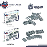 GBL 98215-1&2 Straight & Curved Rail Tracks For Train - Your World of Building Blocks