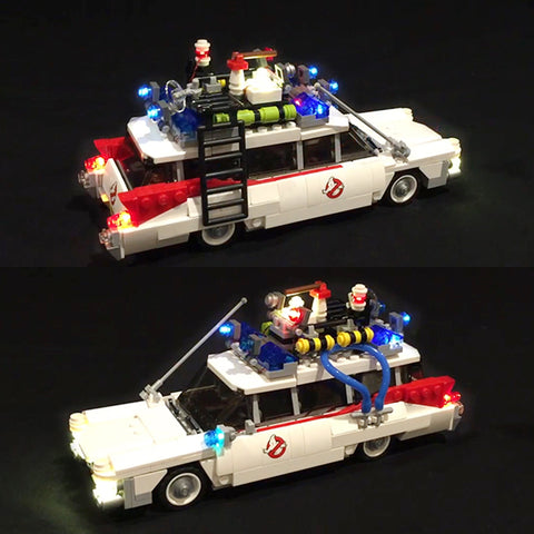 DIY LED Light Kit For The Ghostbusters Ecto-1&2 LG 21108 - Your World of Building Blocks