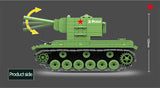 QuanGuan 100071 Soviet KV-2 Heavy Tank - Your World of Building Blocks